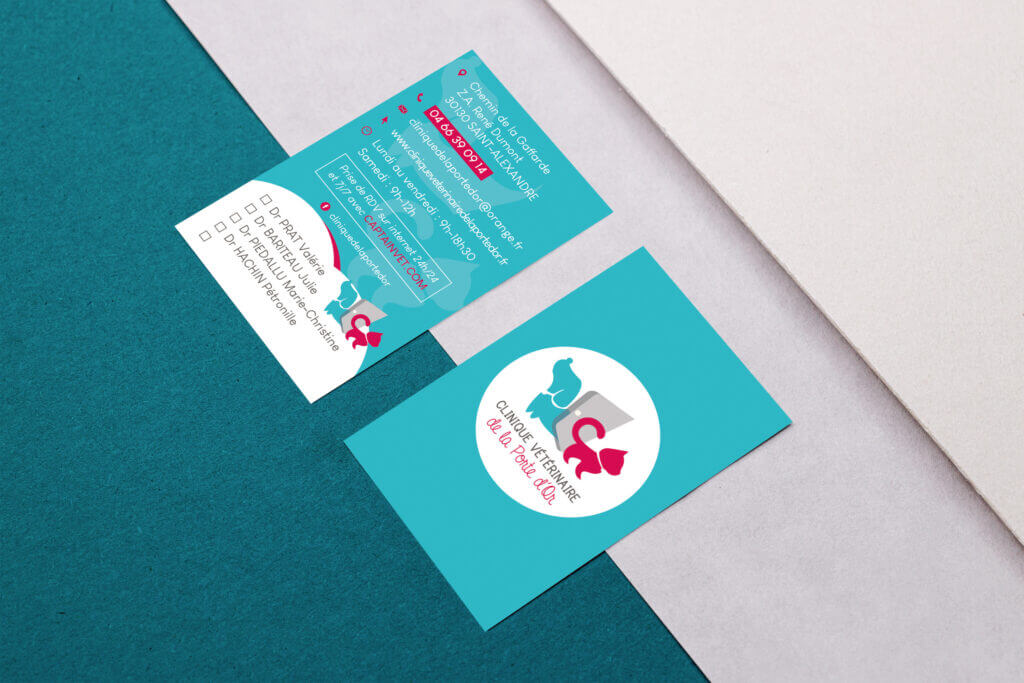 Mockup cdv clinique vétérinaire