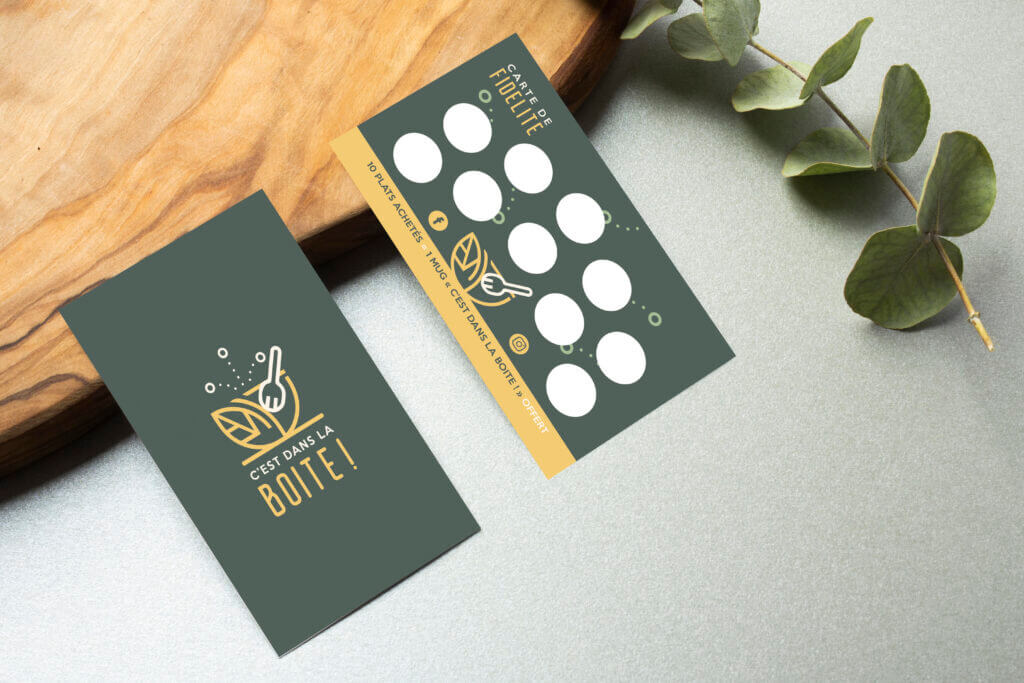 Carte de fidélité C'est dans la boite !