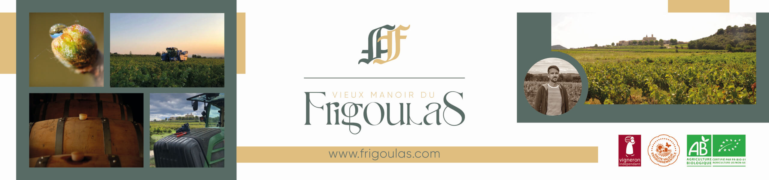 Banderole vieux manoir du Frigoulas